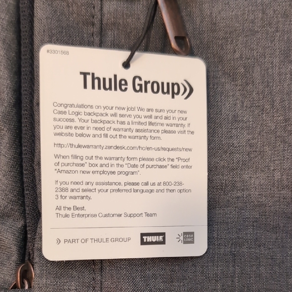 Case Logic Gray Backpack - Picture 3 of 6